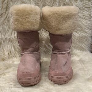 Cozy Pink Winter Boots
